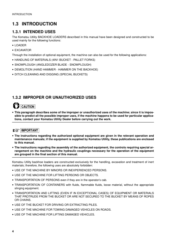 Komatsu WB91R-2 WB93R-2 Avance Backhoe Operation and Maintenance Manual SN 91F20250 93F25184 - Image 16