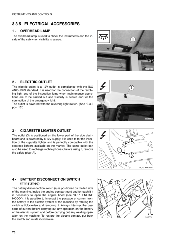 Komatsu WB91R-2 WB93R-2 Avance Backhoe Operation and Maintenance Manual SN 91F20250 93F25184 - Image 17