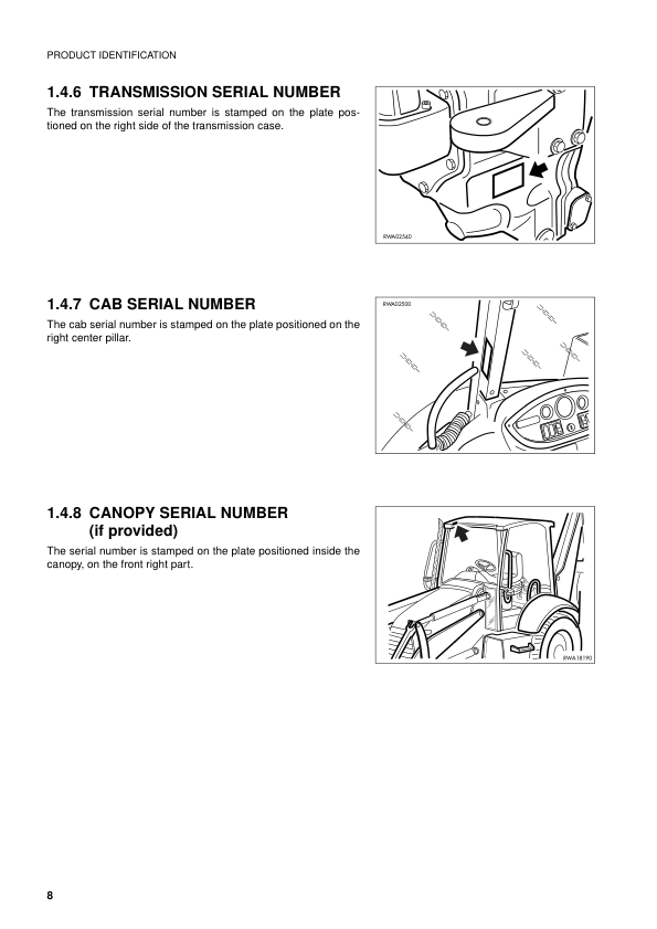 Komatsu WB97S-2 Backhoe Operation and Maintenance Manual SN 97SF11205 and UP - Image 3