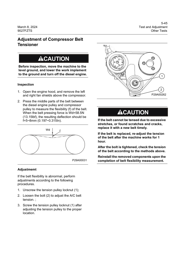 LiuGong 9027FZTS Hydraulic Excavator Service Manual - Image 10