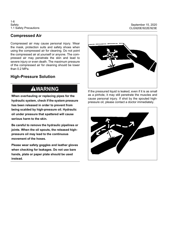 LiuGong CLG920E 922E 923E Excavator Service Manual - Image 3
