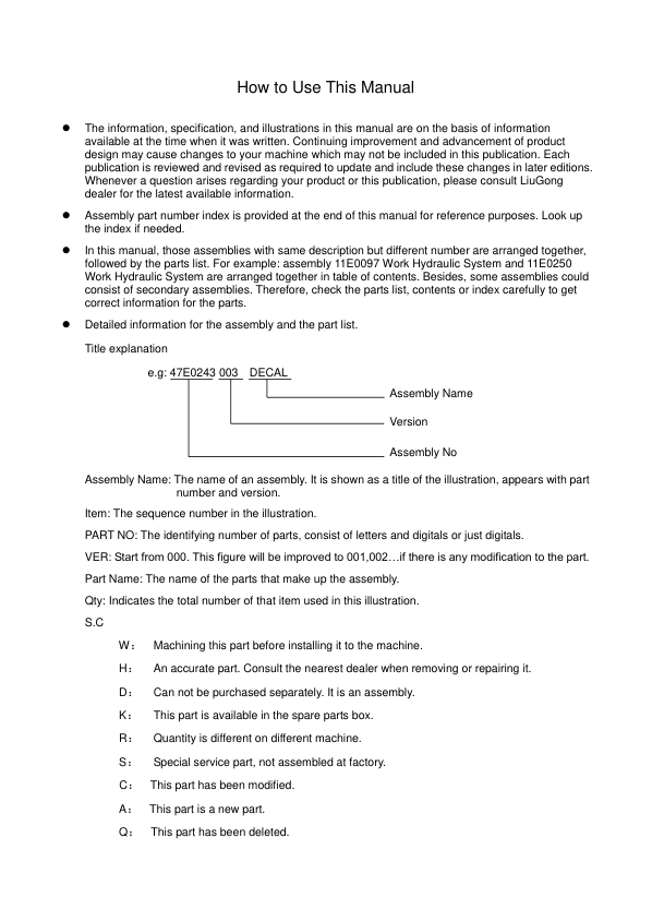 LiuGong ZL50C Wheel Loader Parts Catalog 237000 and Up - Image 4