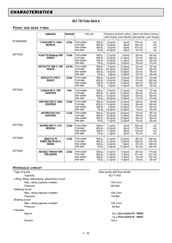 Manitou MLT MT Series Telehandlers Maintenance and Technical Manual - Image 9