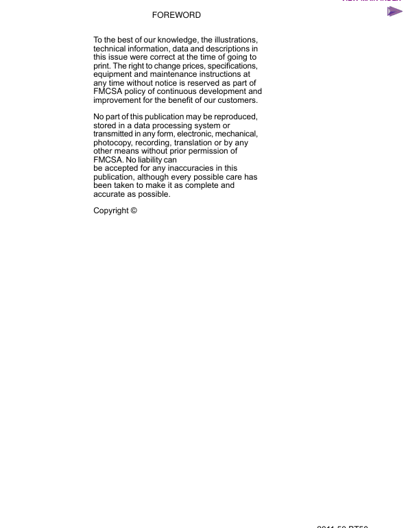 Mazda BT-50 Ford Ranger Workshop Manual - Image 3