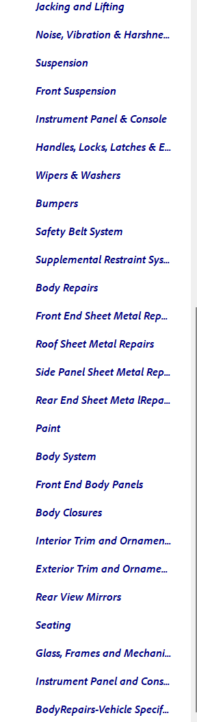 Mazda BT-50 Ford Ranger Workshop Manual - Image 5