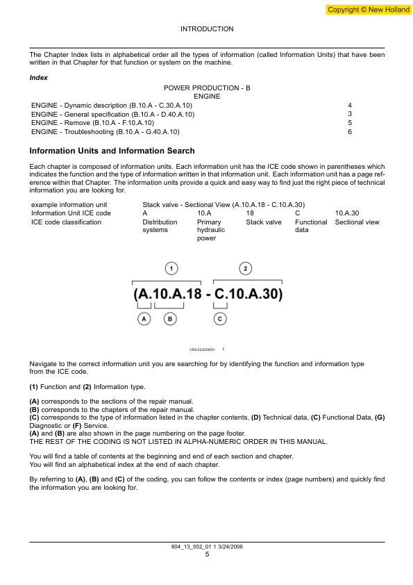 New Holland LS180B LS185B LS190B Skidsteer Workshop Manual 1 3242006 - Image 3