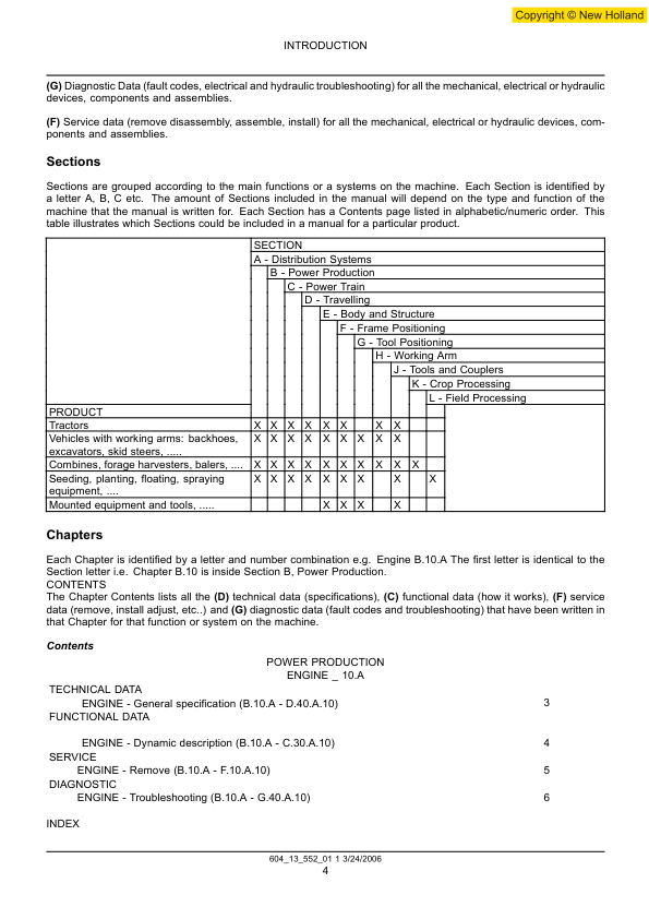 New Holland LS180B LS185B LS190B Skidsteer Workshop Manual 1 3242006 - Image 8