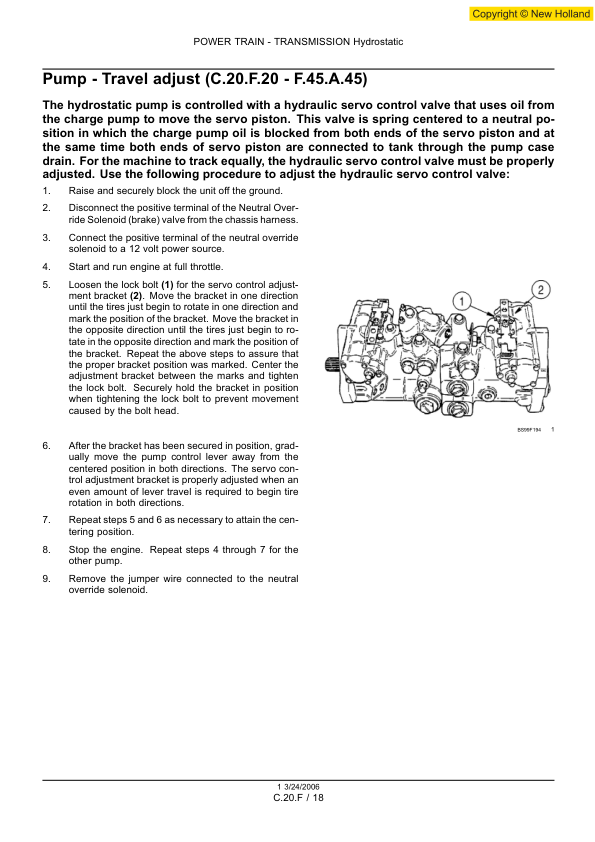 New Holland LS180B LS185B LS190B Skidsteer Workshop Manual 1 3242006 - Image 12