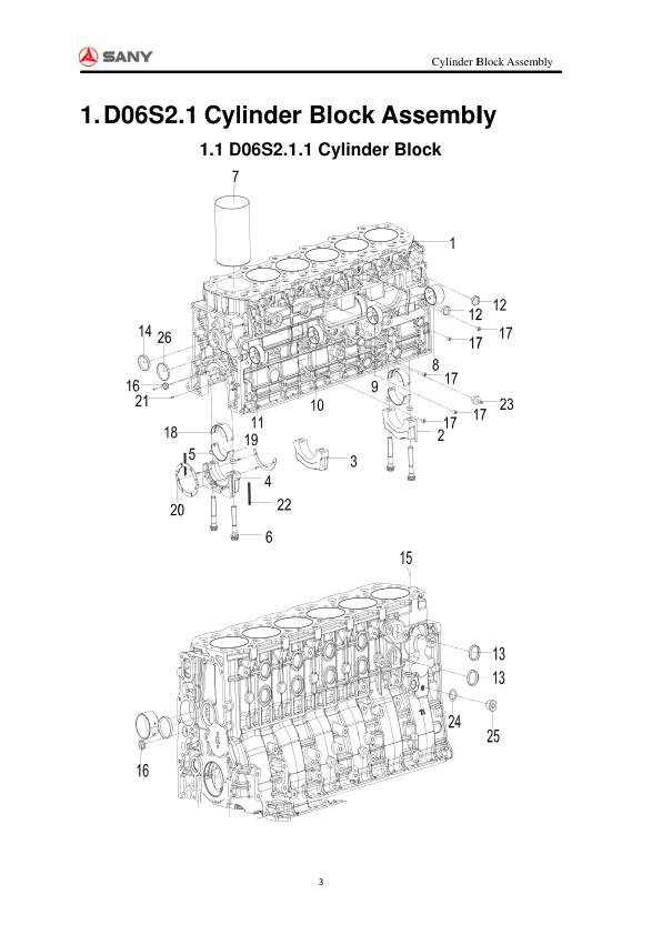 SANY D06S2 Diesel Engine Parts Catalog - Image 5