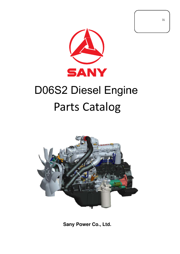 SANY D06S2 Diesel Engine Parts Catalog - Image 2