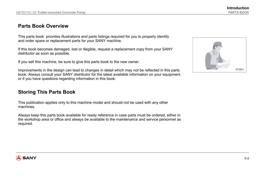 SANY HBT6016C-5S Trailer-mounted Concrete Pump Parts Catalog - Image 3