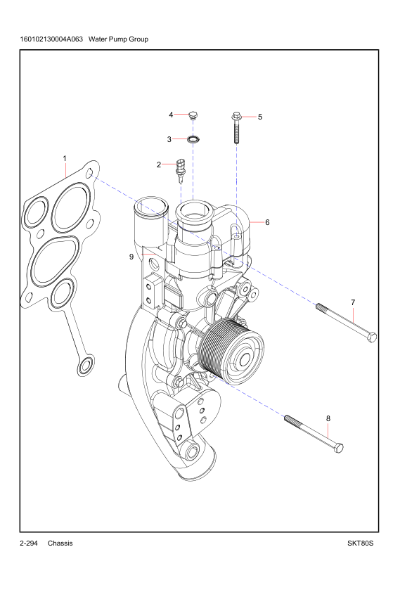 SANY SKT80S Mining Truck Parts Catalog - Image 12