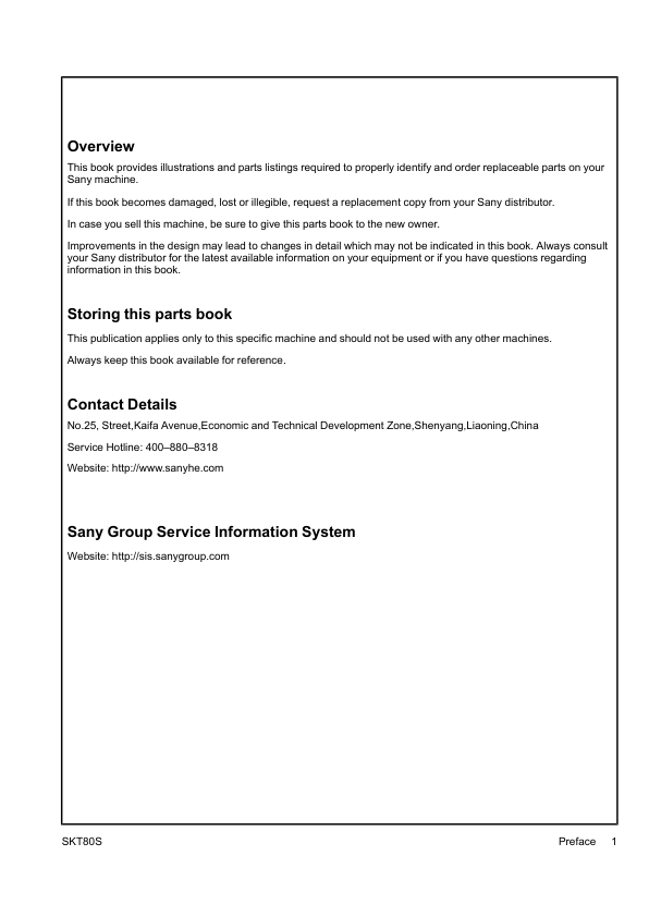 SANY SKT80S Mining Truck Parts Catalog - Image 5