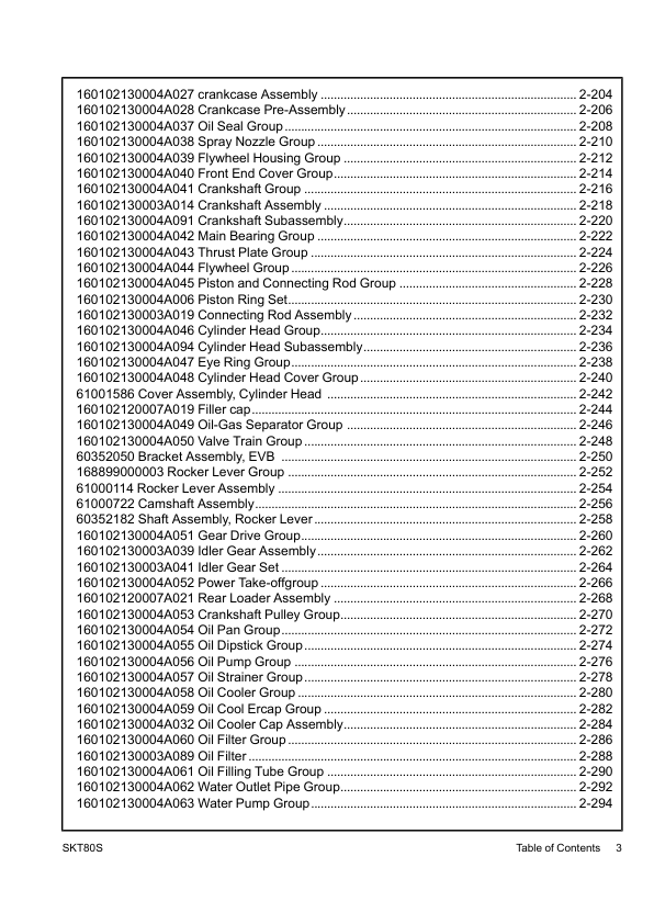 SANY SKT80S Mining Truck Parts Catalog - Image 8
