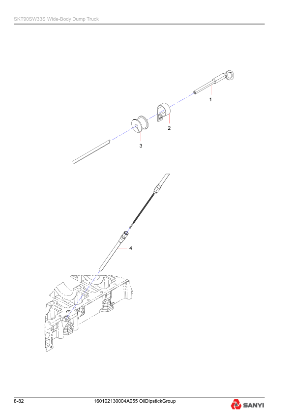 SANY SKT90SW33S Mining Truck Parts Catalog - Image 12