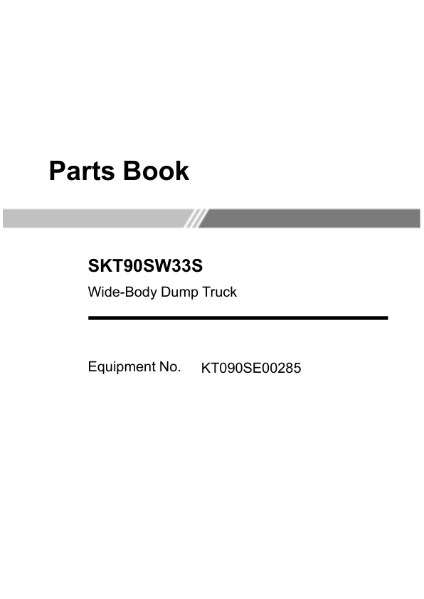SANY SKT90SW33S Mining Truck Parts Catalog - Image 11