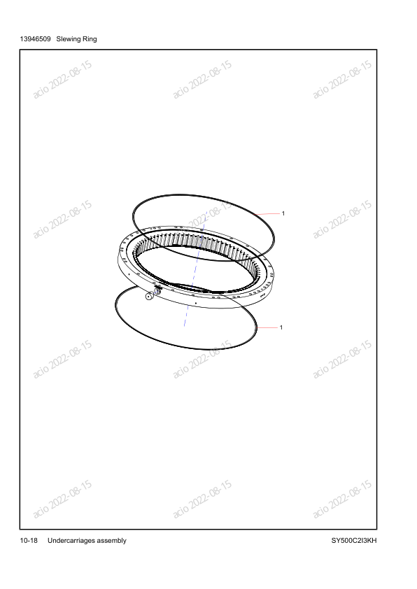 SANY SY500C2I3KH Excavator Parts Catalog - Image 13