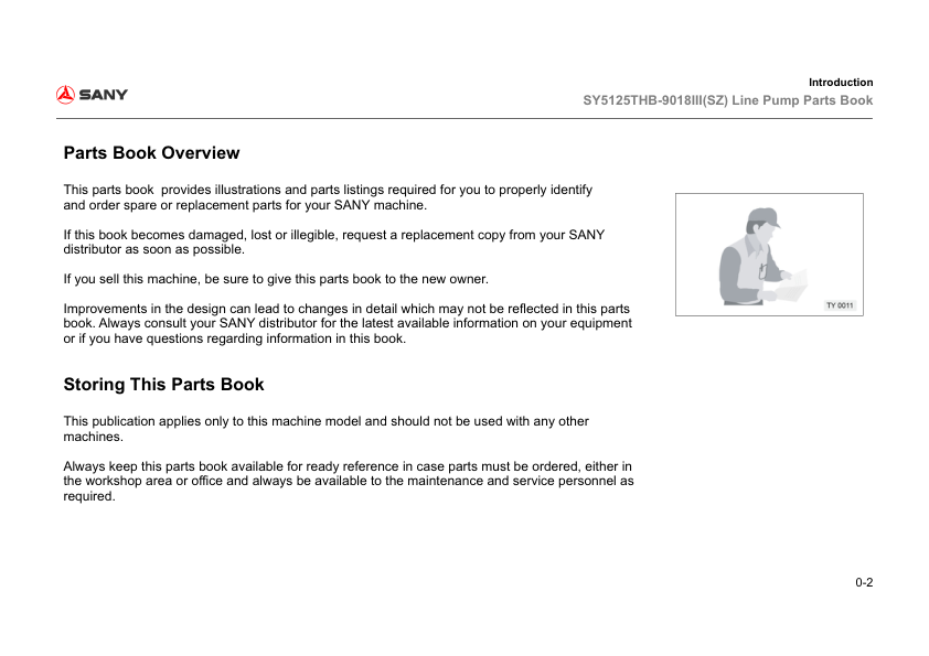 SANY SY5125THB-9018 III Line Pump Parts Catalog - Image 3