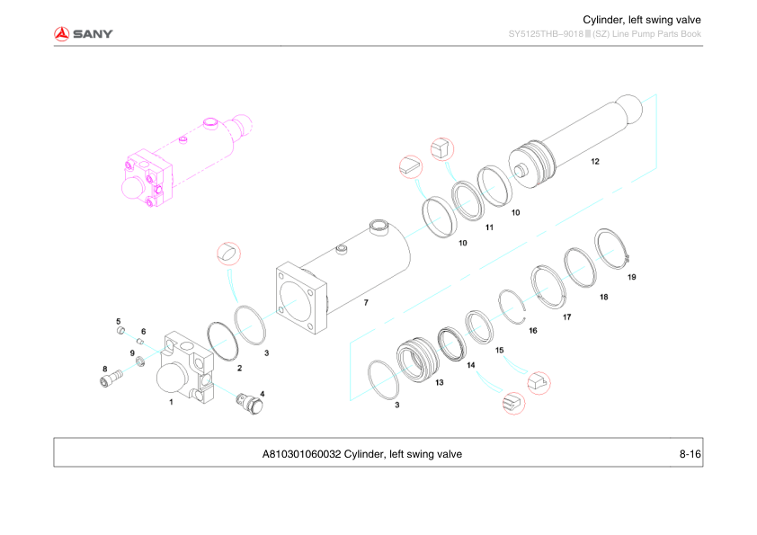 SANY SY5125THB-9018 III Line Pump Parts Catalog - Image 11