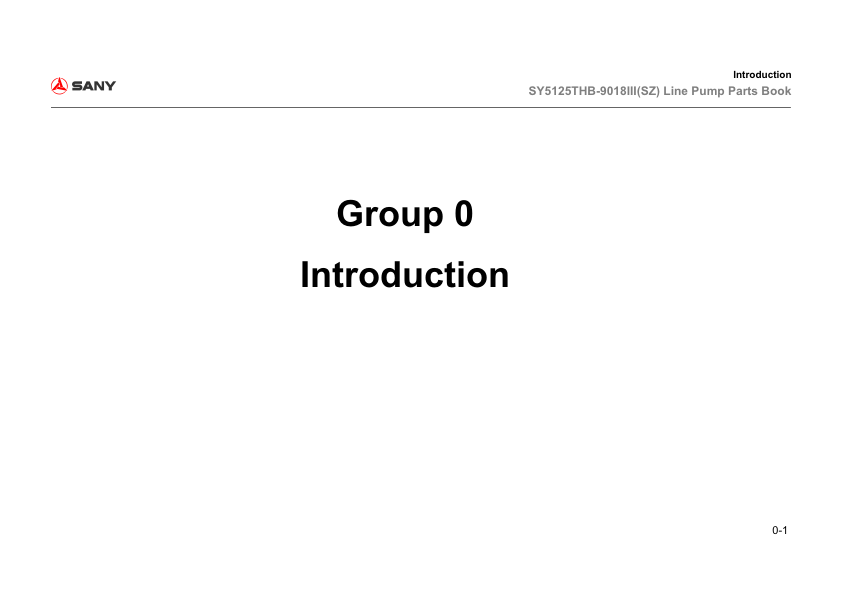 SANY SY5125THB-9018 III Line Pump Parts Catalog - Image 9