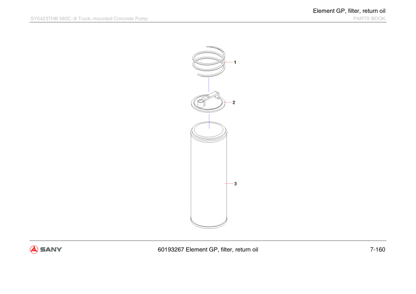 SANY SY5423THB 560C-8 Truck-mounted Concrete Pump Parts Catalog - Image 13