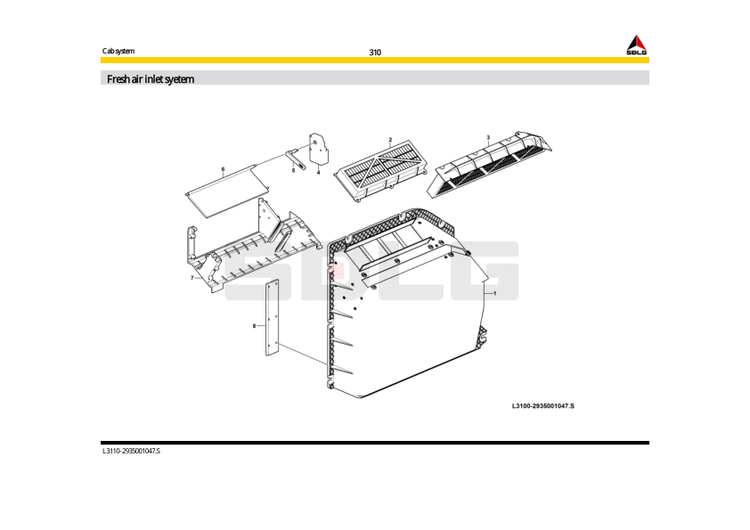 SDLG G9138 Motor Grader Parts Catalog - Image 13