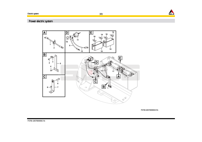 SDLG G9138 Motor Grader Parts Catalog - Image 15