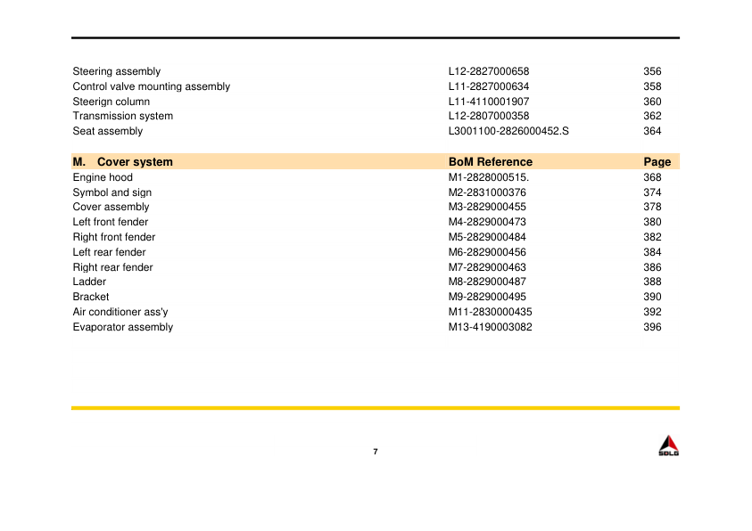 SDLG G9190 Motor Grader Parts Catalog - Image 3