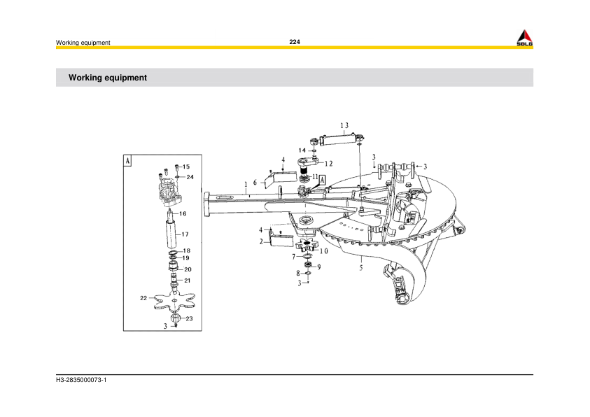 SDLG G9190 Motor Grader Parts Catalog - Image 14