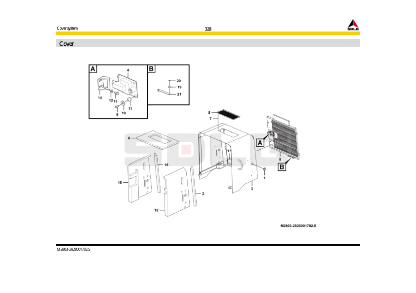 SDLG G9190F Motor Grader Parts Catalog - Image 12