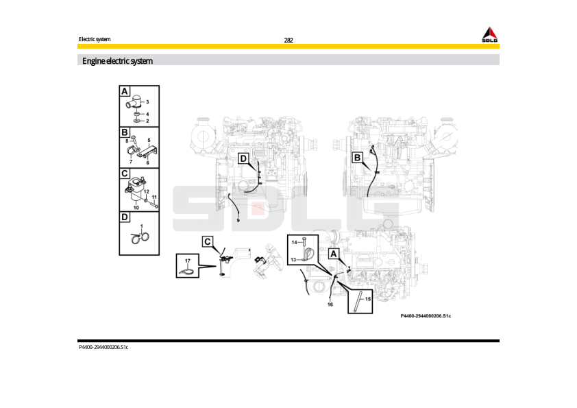 SDLG L918 Wheel Loader Parts Catalog - Image 15