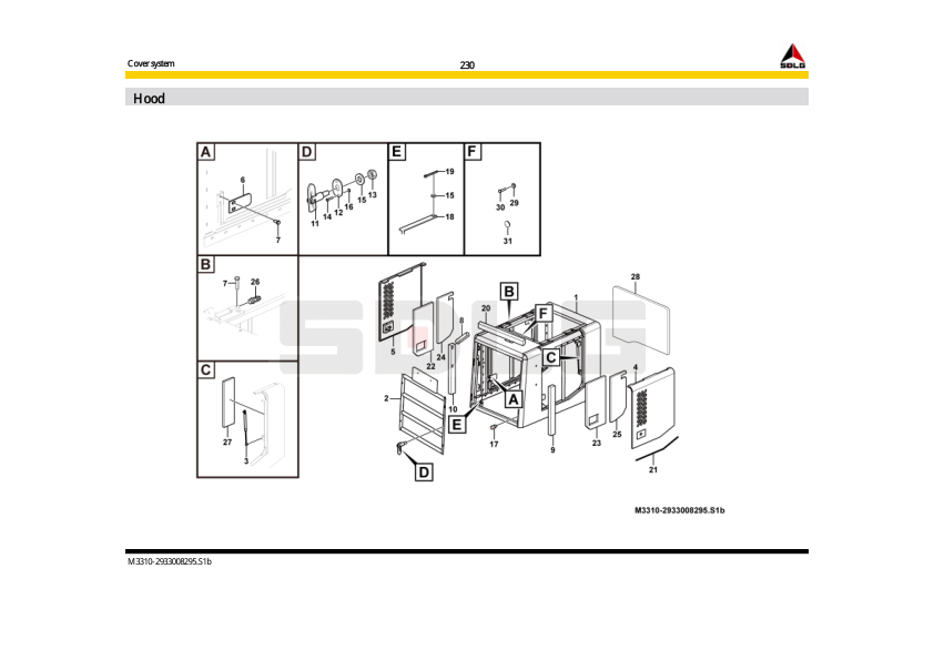 SDLG L918 Wheel Loader Parts Catalog - Image 13