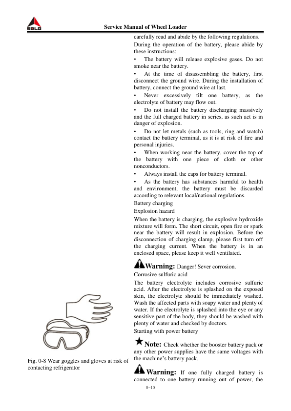 SDLG L956F Wheel Loader Service Manual - Image 9