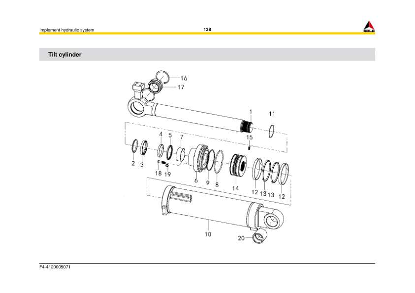 SDLG LG938L Wheel Loader Parts Catalog - Image 12
