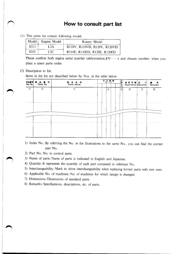 Shibaura S313 S315 Tractors Parts List Catalog - Image 6