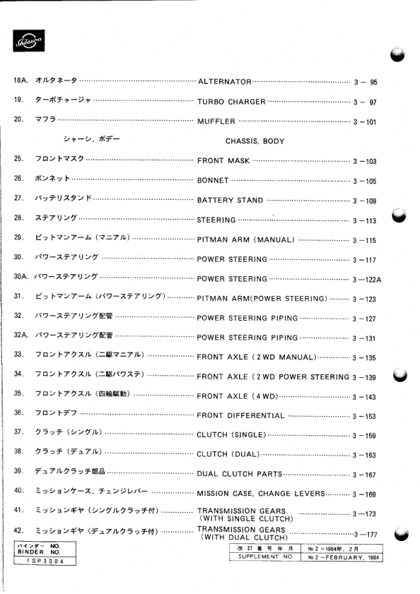 Shibaura SD3203 SD3903T SD4003 SD4603T Tractors Parts List Catalog - Image 6