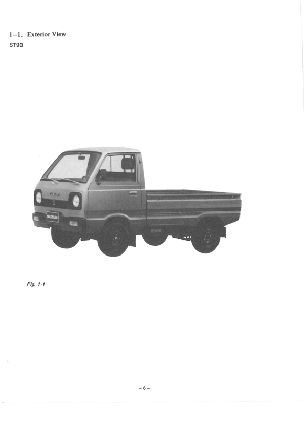 Suzuki ST90 ST90K ST90V Truck Workshop Manuale - Image 4