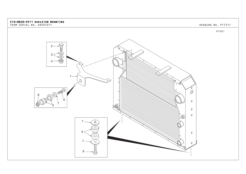 TEREX TA25 G7 Articulated Truck Parts Catalog SN A9201011-A9201033 - Image 12