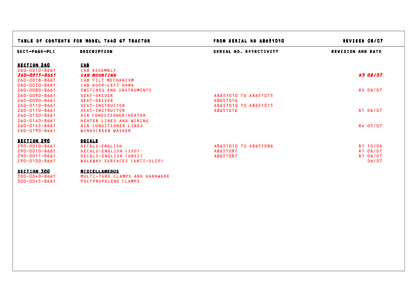 TEREX TA40 G7 Articulated Truck Parts Catalog A8651010 and Above - Image 10