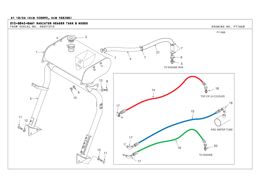 TEREX TA40 G7 Articulated Truck Parts Catalog A8651010 and Above - Image 11