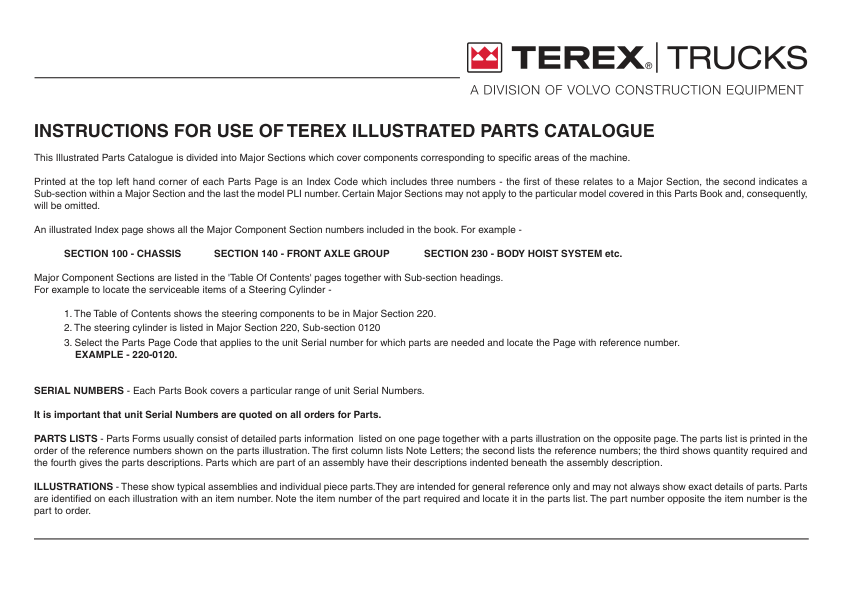 TEREX TR60 Off-Highway Truck Parts Catalog SN T8821011 and Above - Image 5