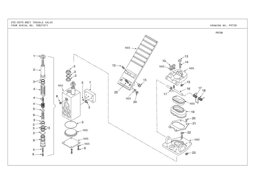 TEREX TR60 Off-Highway Truck Parts Catalog SN T8821011 and Above - Image 12