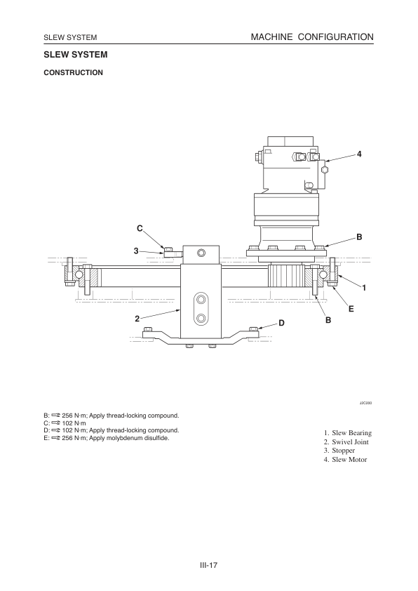 Takeuchi TB153 FR Compact Excavator Workshop Manual SN from 158300 - Image 15
