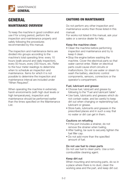 Takeuchi TB235-2 Excavator Operators Manual SN from 123600005 - Image 13