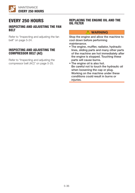 Takeuchi TB235-2 Excavator Operators Manual SN from 123600005 - Image 14