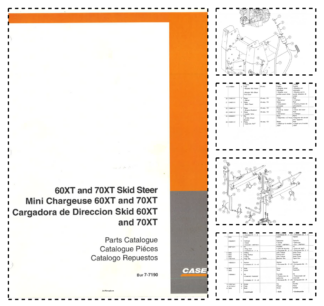 CASE 60XT and 70XT Skidsteer Parts Catalog 7-7190