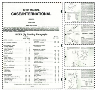CASE IH 1896 2096 Tractor Shop Manual