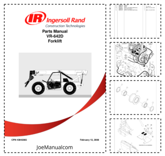 Ingersoll Rand VR-642D Forklift Parts Manual