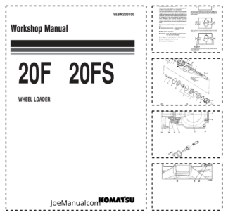 Komatsu 20F 20FS Wheel Loader Workshop Manual VEBM200100