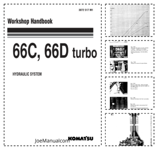 Komatsu Hanomag 66C 66D Wheel Loader Hydraulic System Workshop Manual 3072517M1